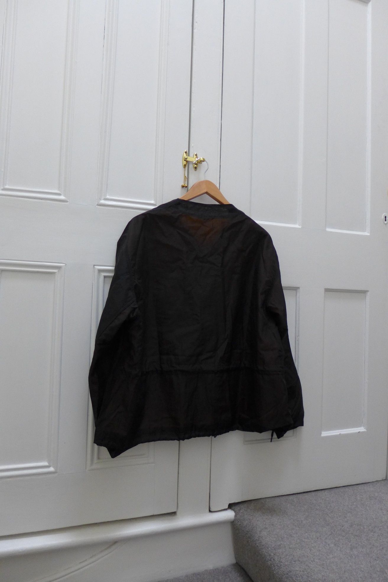 Our Legacy Our Legacy Shell Bomber Jacket - Black Net Nylon Size US L / EU 52-54 / 3 - 7 Thumbnail