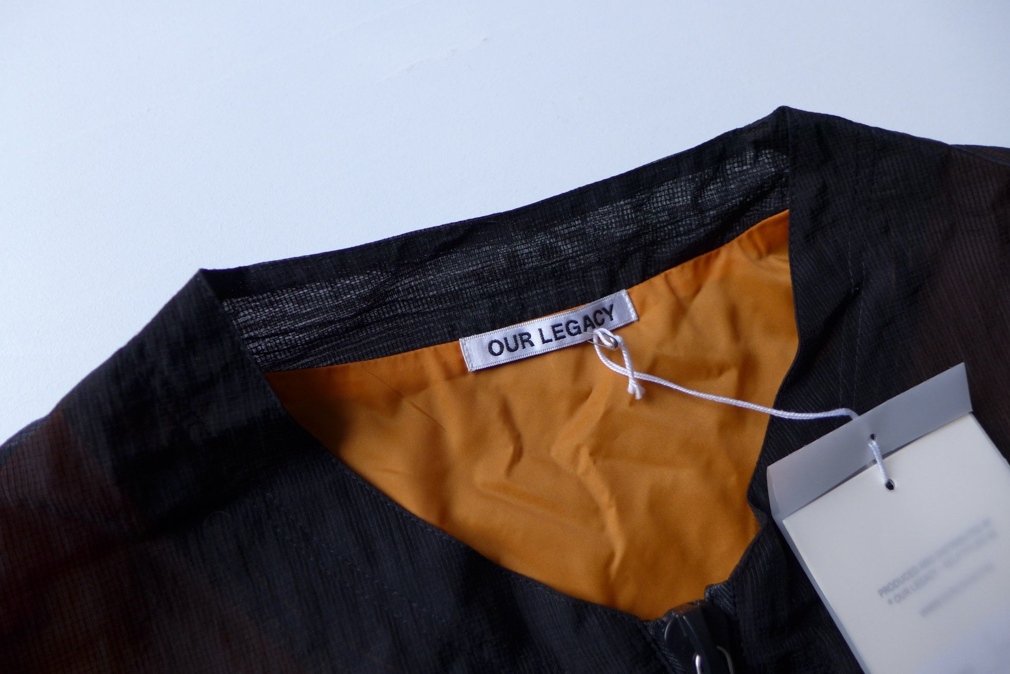 Our Legacy Our Legacy Shell Bomber Jacket - Black Net Nylon Size US L / EU 52-54 / 3 - 9 Thumbnail