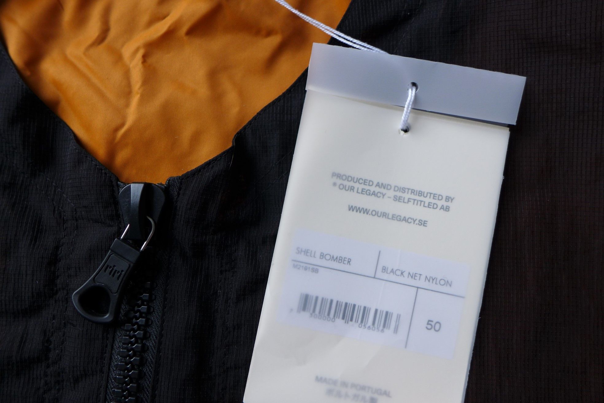 Our Legacy Our Legacy Shell Bomber Jacket - Black Net Nylon Size US L / EU 52-54 / 3 - 10 Thumbnail