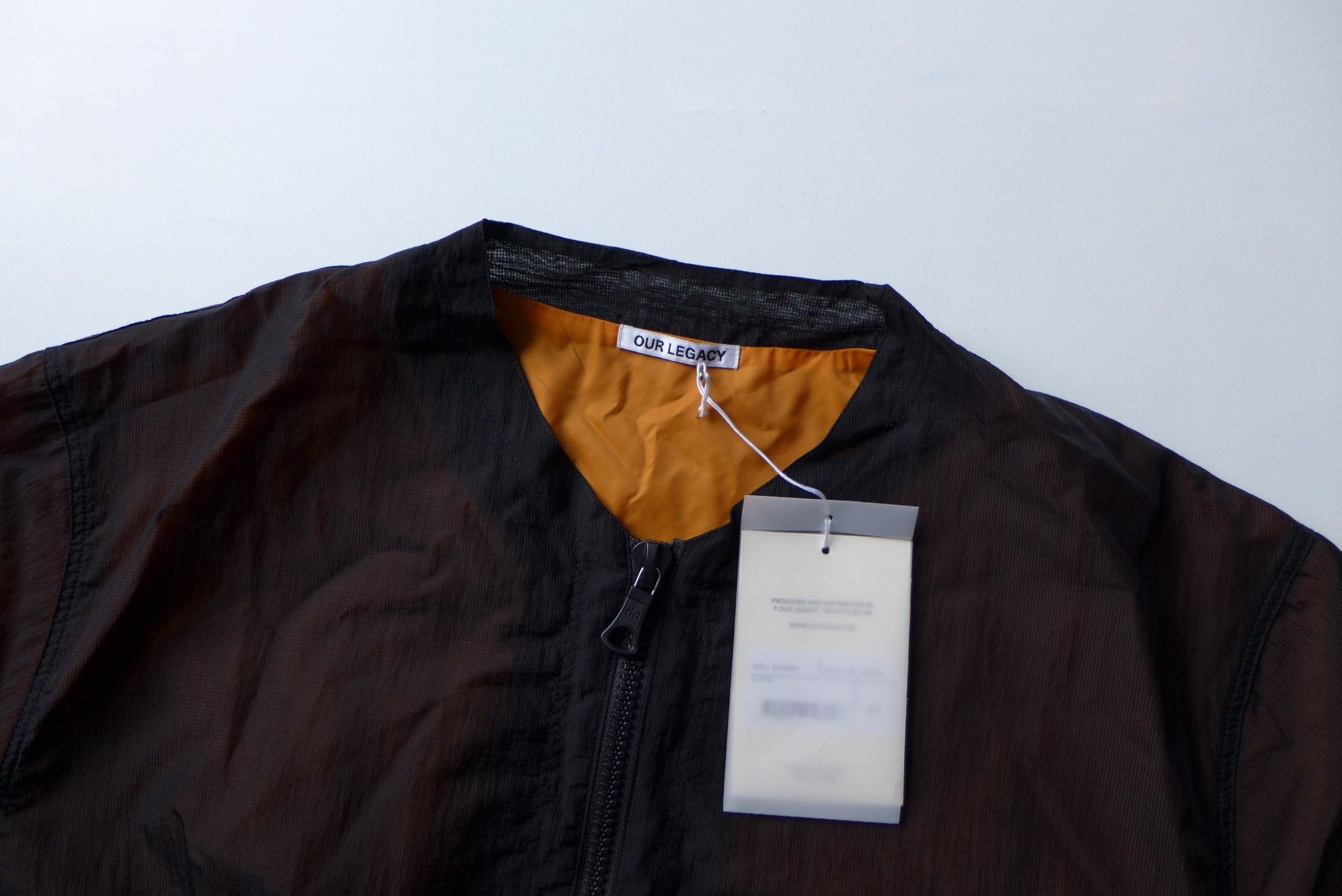 Our Legacy Our Legacy Shell Bomber Jacket - Black Net Nylon Size US L / EU 52-54 / 3 - 8 Thumbnail