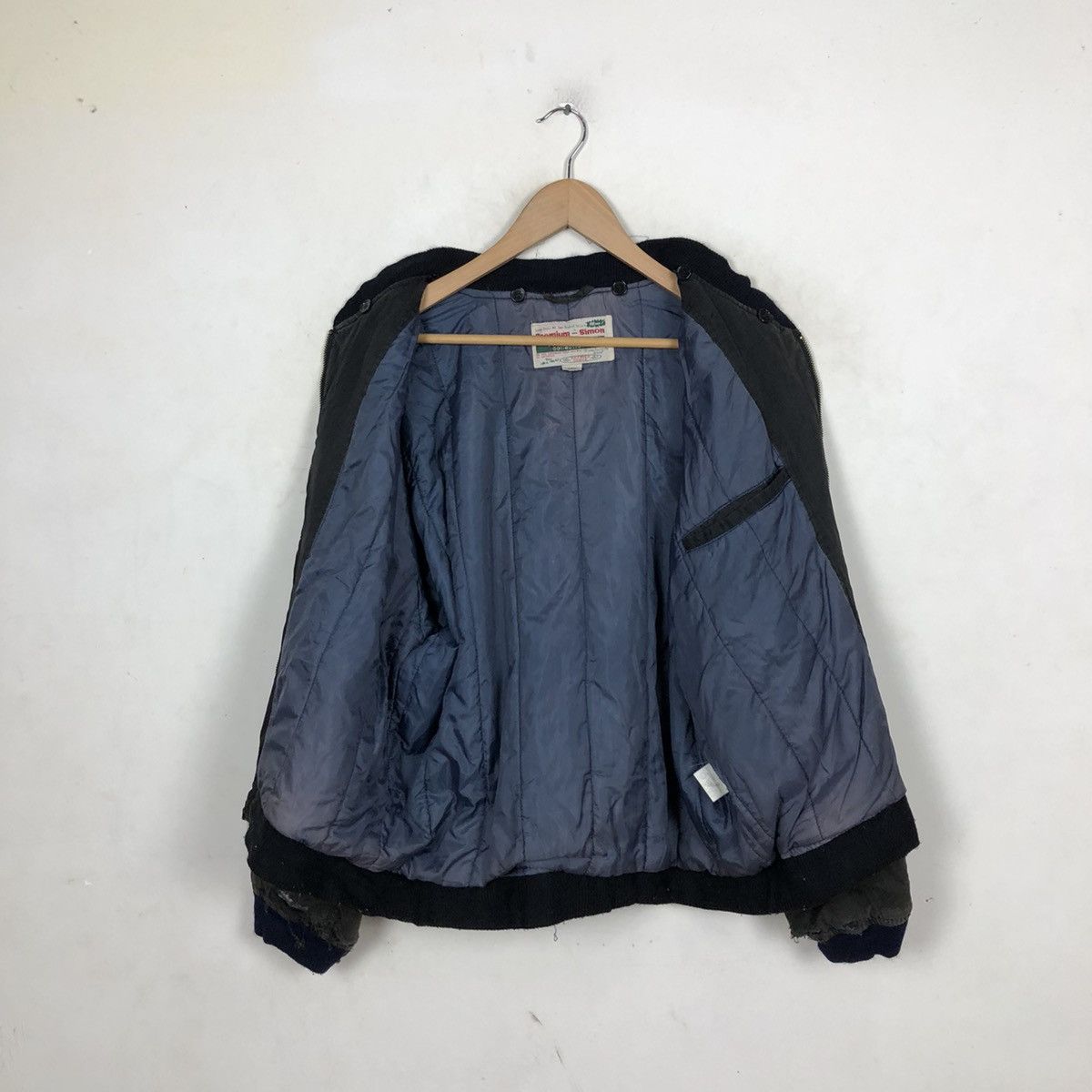Japanese Brand VINTAGE PREMIUM-SIMON BOMBER JACKET Size US L / EU 52-54 / 3 - 9 Thumbnail