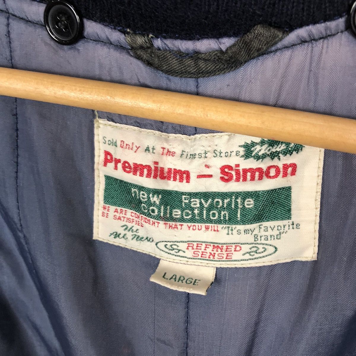 Japanese Brand VINTAGE PREMIUM-SIMON BOMBER JACKET Size US L / EU 52-54 / 3 - 10 Thumbnail