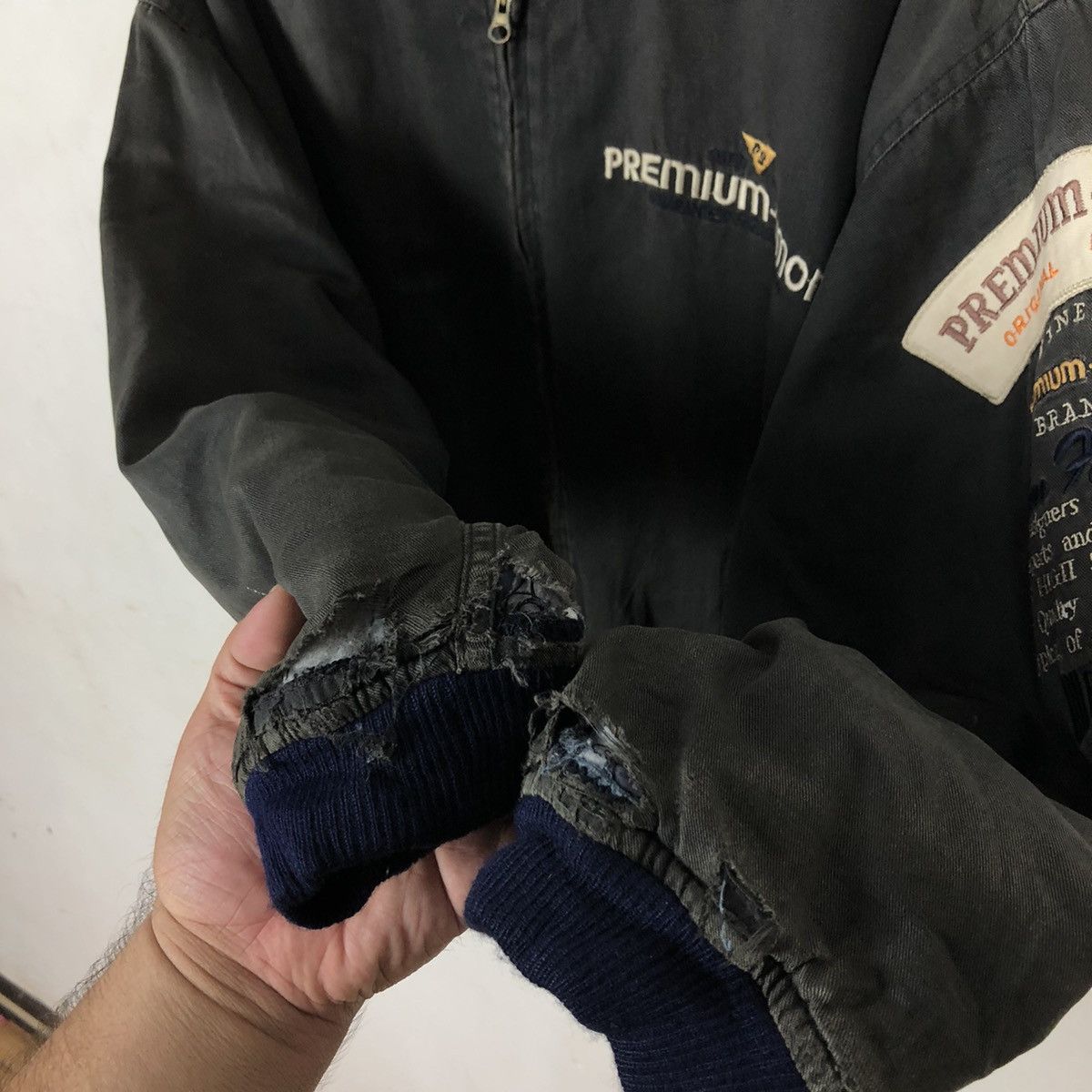 Japanese Brand VINTAGE PREMIUM-SIMON BOMBER JACKET Size US L / EU 52-54 / 3 - 6 Thumbnail