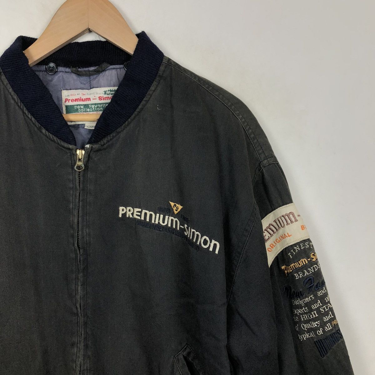 Japanese Brand VINTAGE PREMIUM-SIMON BOMBER JACKET Size US L / EU 52-54 / 3 - 3 Thumbnail