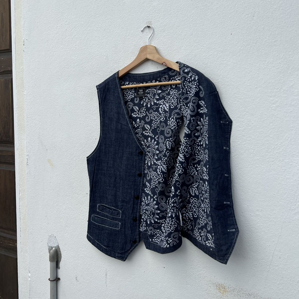 Beams Plus DENIM DESIGN RARE LINING TANK TOP VEST BEAMS HEART Size US L / EU 52-54 / 3 - 11 Thumbnail