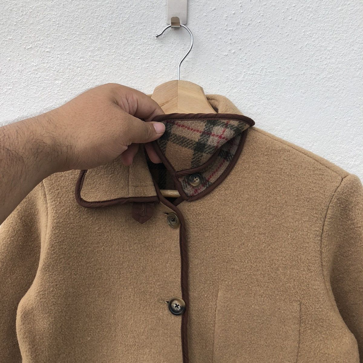 Japanese Brand SHIPS BUTTON WOOL JACKET MADE IN GREAT BRITAIN Size US M / EU 48-50 / 2 - 5 Thumbnail
