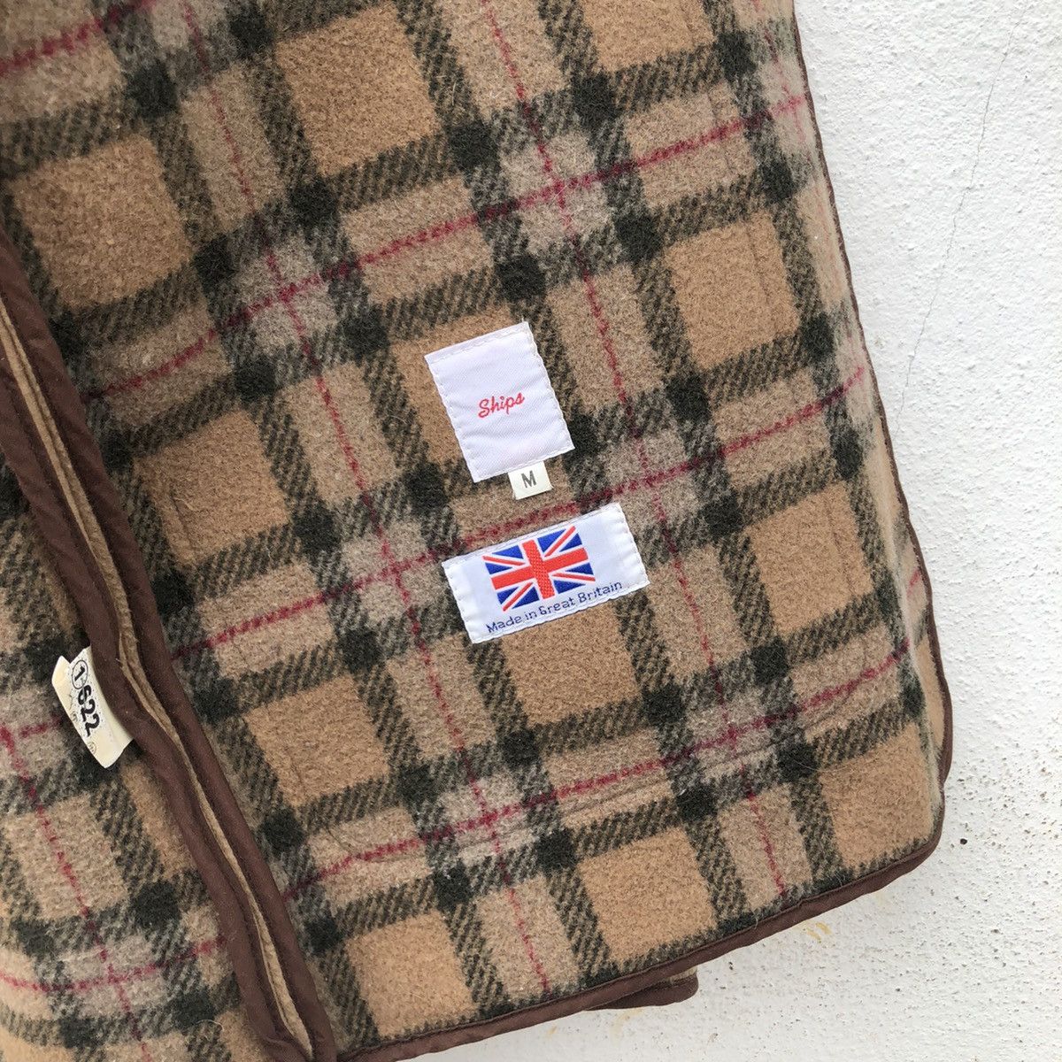 Japanese Brand SHIPS BUTTON WOOL JACKET MADE IN GREAT BRITAIN Size US M / EU 48-50 / 2 - 9 Thumbnail