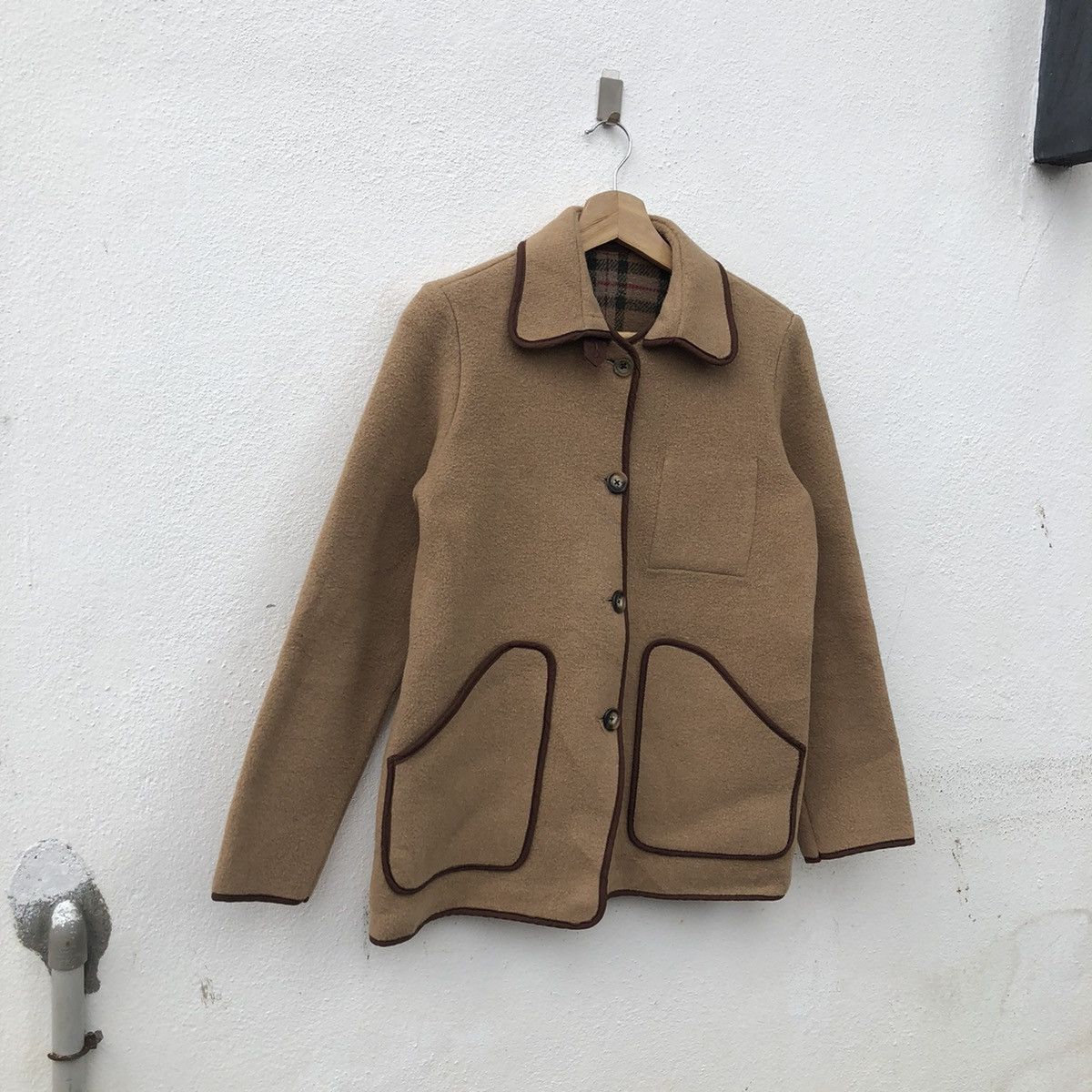 Japanese Brand SHIPS BUTTON WOOL JACKET MADE IN GREAT BRITAIN Size US M / EU 48-50 / 2 - 3 Thumbnail