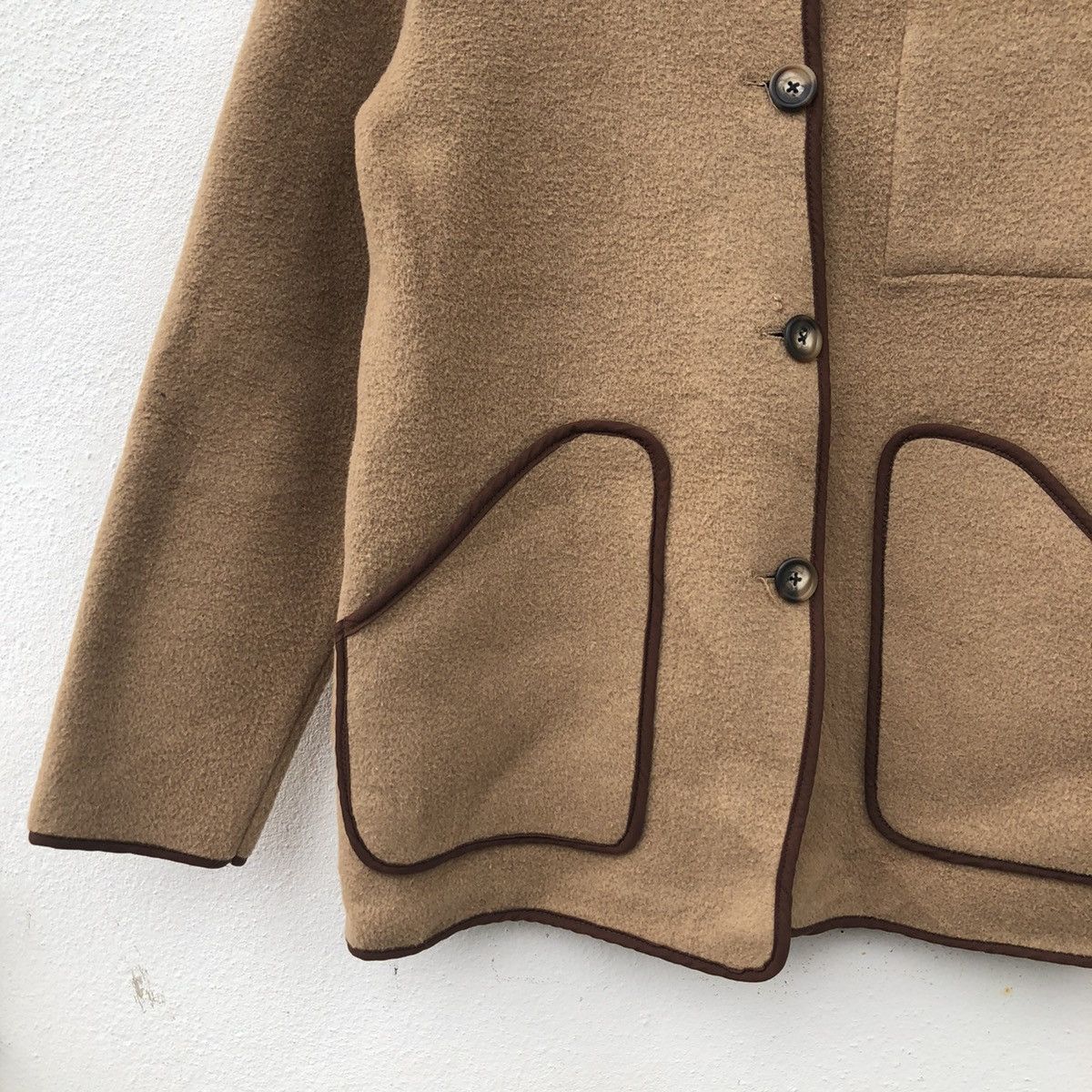 Japanese Brand SHIPS BUTTON WOOL JACKET MADE IN GREAT BRITAIN Size US M / EU 48-50 / 2 - 4 Thumbnail