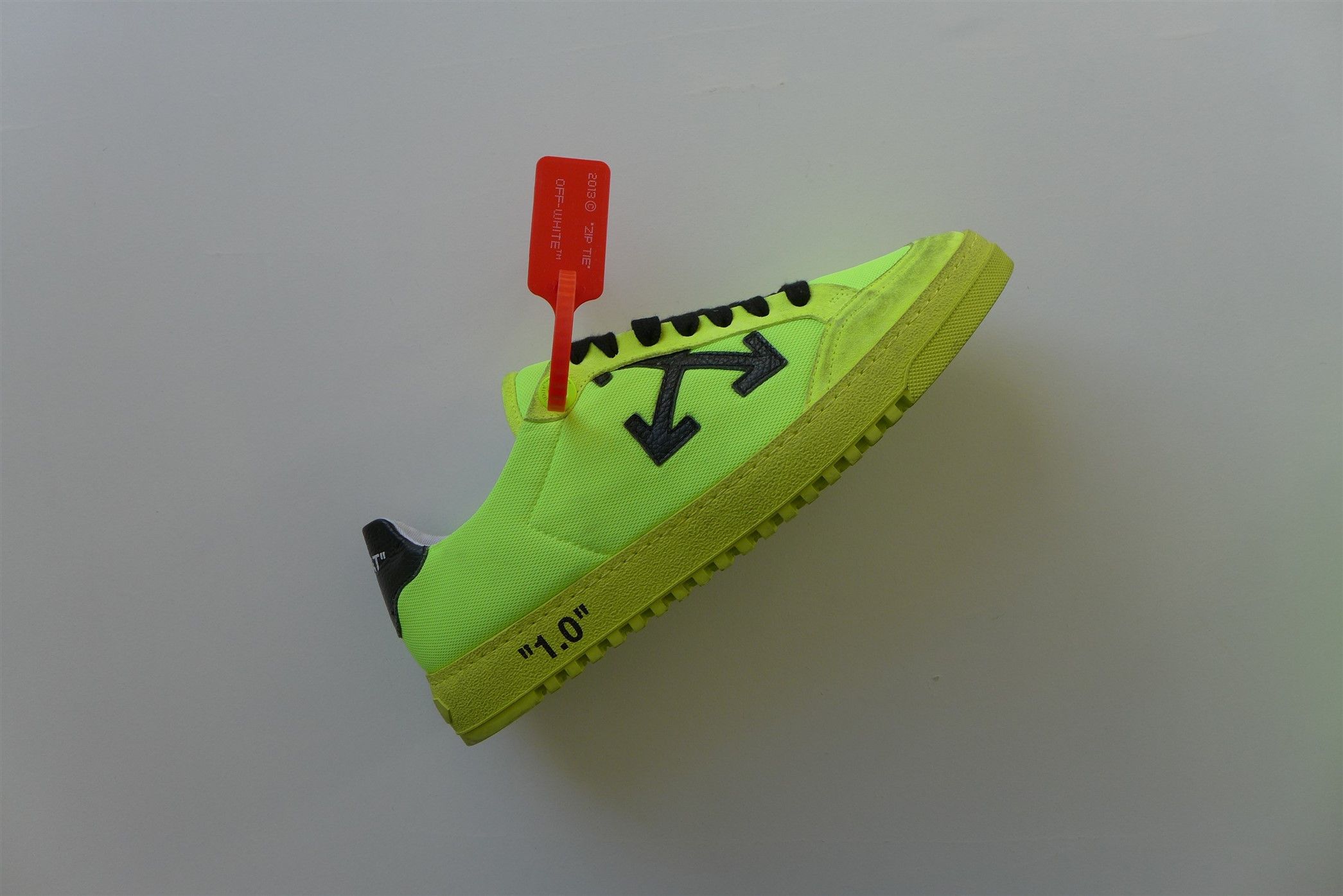 Off-White Off-White 2.0 Canvas Sneakers - Yellow Size US 6.5 / EU 39-40 - 9 Thumbnail