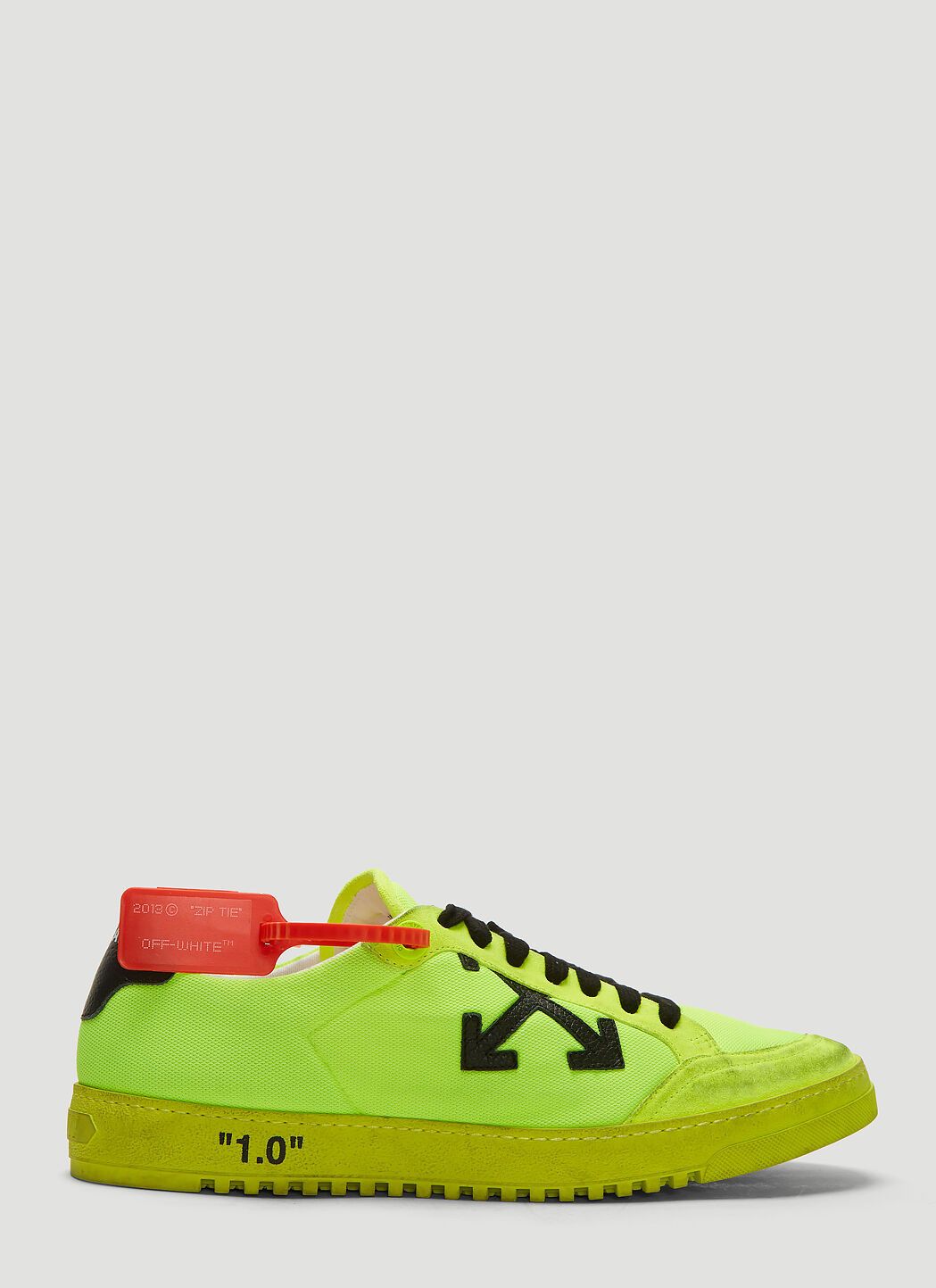 Off-White Off-White 2.0 Canvas Sneakers - Yellow Size US 6.5 / EU 39-40 - 1 Thumbnail