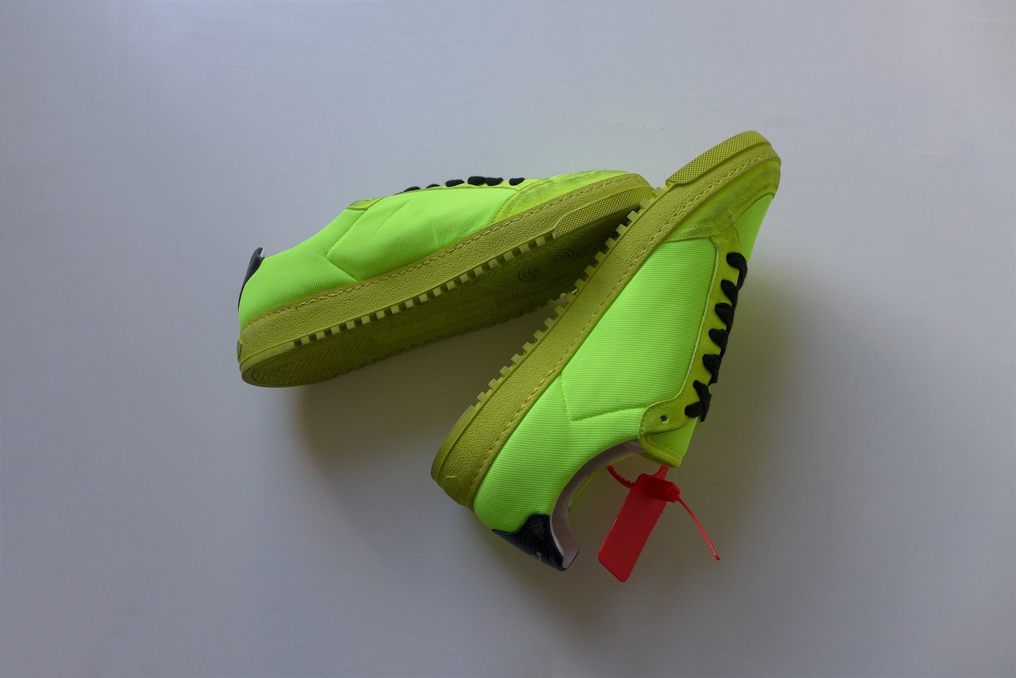 Off-White Off-White 2.0 Canvas Sneakers - Yellow Size US 6.5 / EU 39-40 - 5 Thumbnail