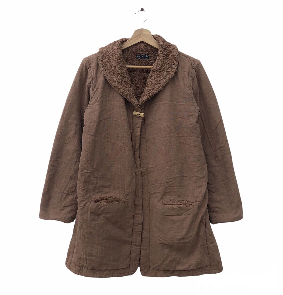 agnes b. AGNES B. PARIS FLEECE LONG JACKET Size US M / EU 48-50 / 2 - 1 Thumbnail