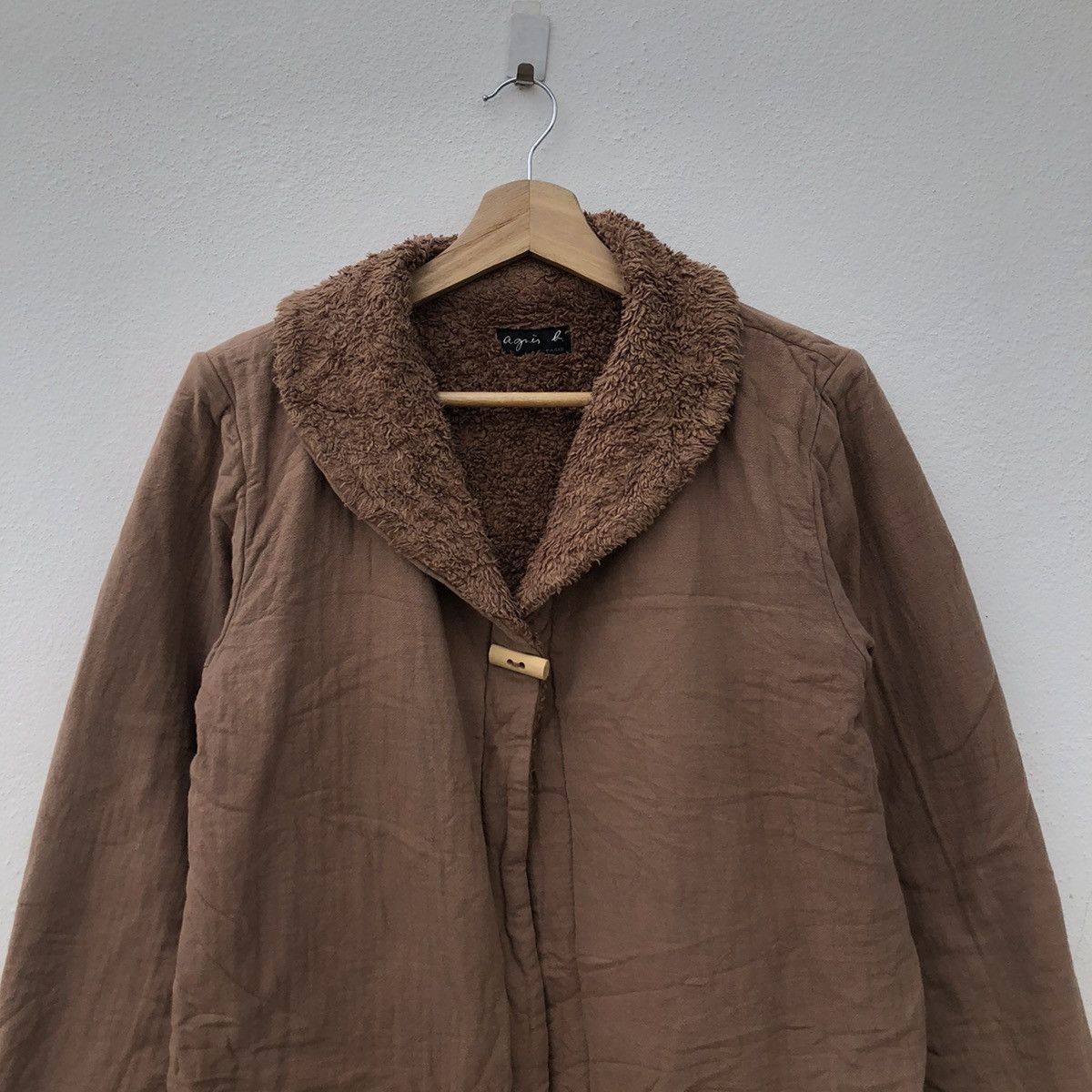 agnes b. AGNES B. PARIS FLEECE LONG JACKET Size US M / EU 48-50 / 2 - 3 Thumbnail
