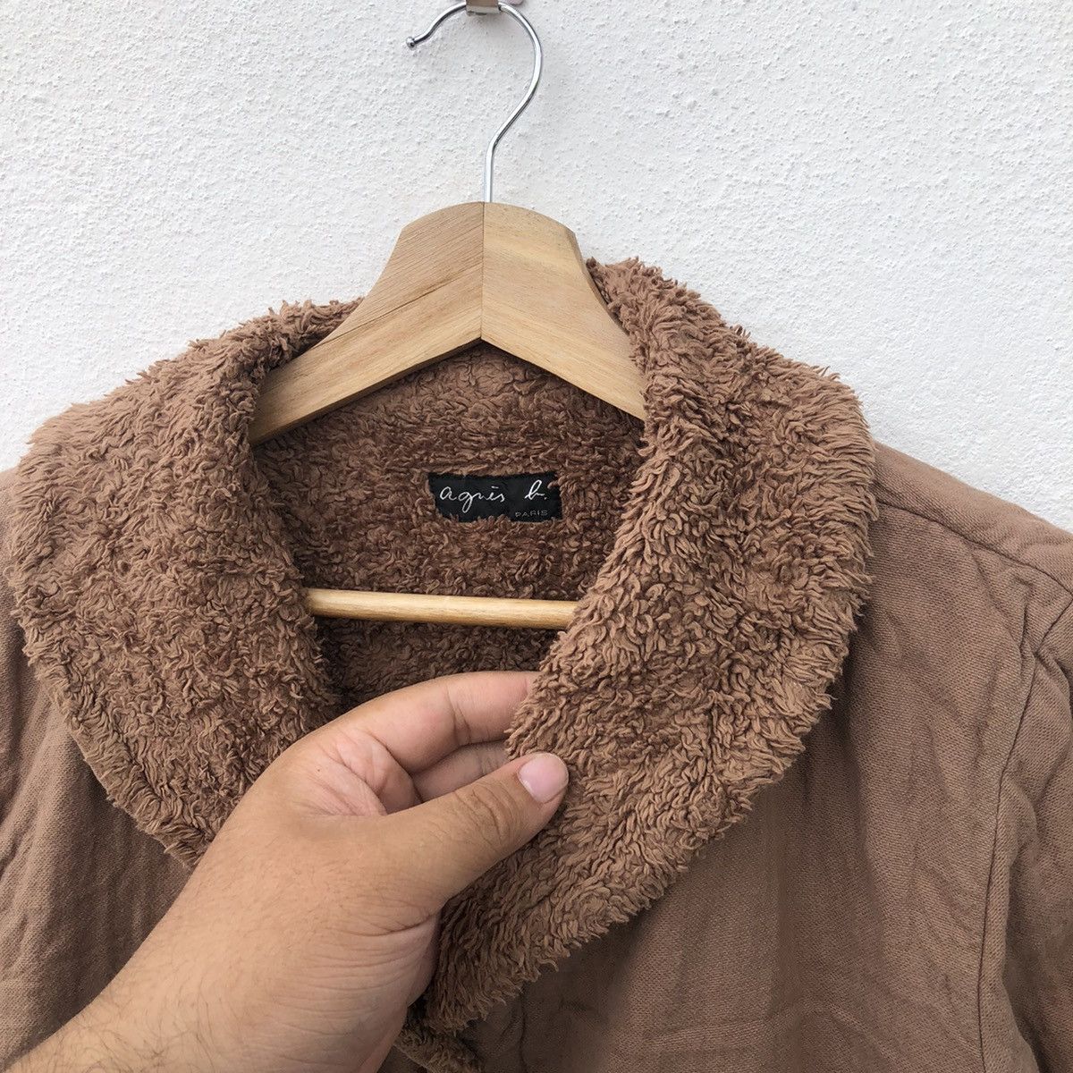 agnes b. AGNES B. PARIS FLEECE LONG JACKET Size US M / EU 48-50 / 2 - 6 Thumbnail