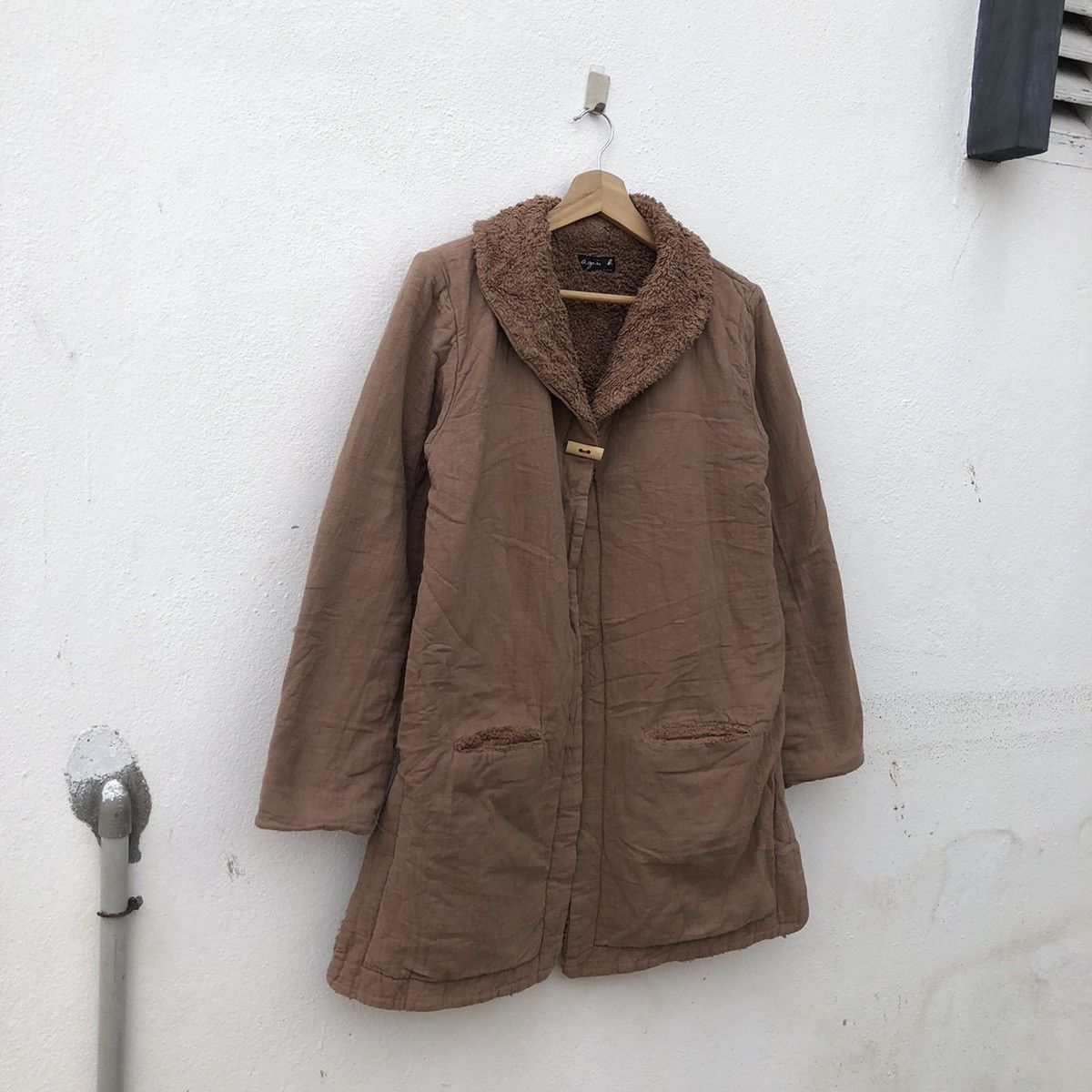 agnes b. AGNES B. PARIS FLEECE LONG JACKET Size US M / EU 48-50 / 2 - 2 Thumbnail