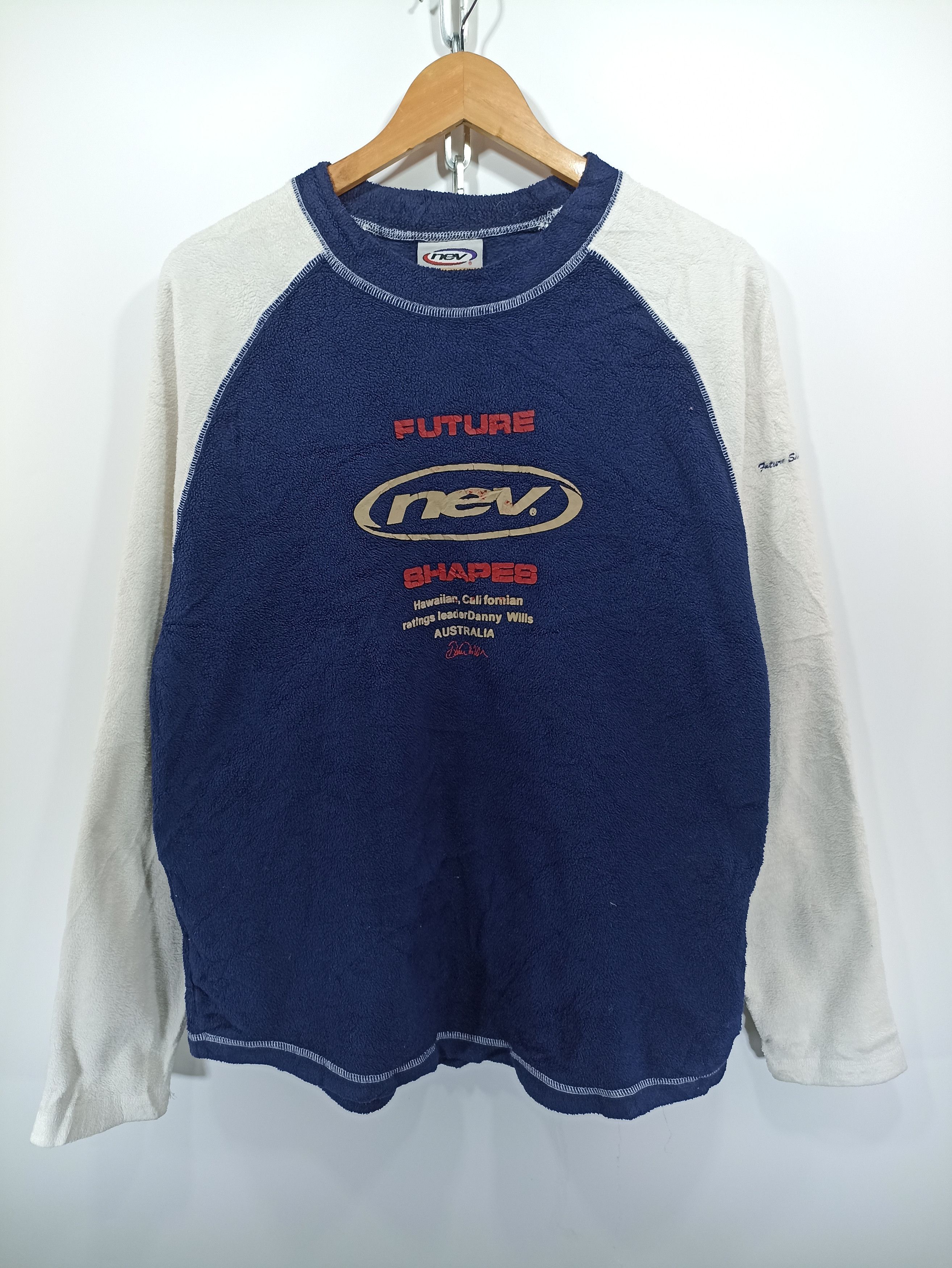 Japanese Brand × Vintage Vintage Nev Future Shapes Fleece Sweatshirt Size US M / EU 48-50 / 2 - 1 Thumbnail