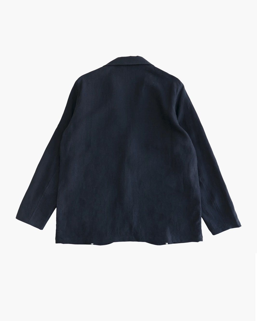 De Bonne Facture De Bonne Facture Relaxed Jacket - Navy Brushed Linen Size US M / EU 48-50 / 2 - 2 Thumbnail