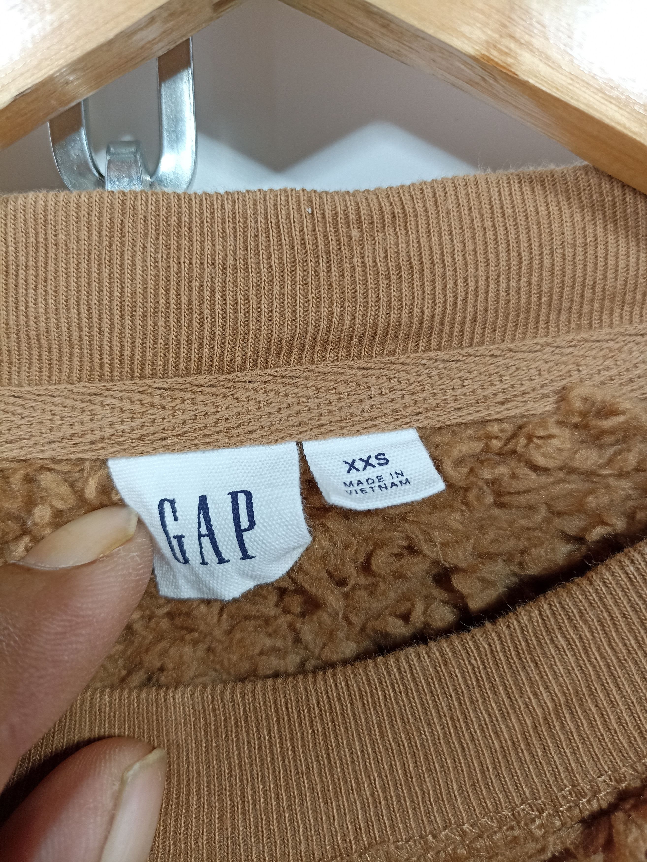 Gap × Vintage Vintage Gap Fuzzy Fleece Cropped Size US S / EU 44-46 / 1 - 3 Thumbnail