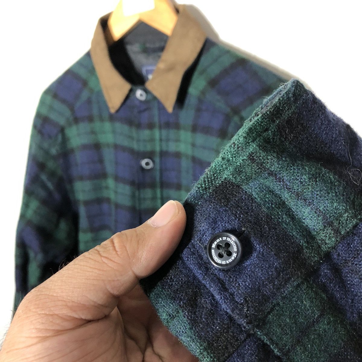 Hysteric Glamour JAPANESE BRAND KENT TARTAN DESIGN FLANNEL BUTTON UPS Size US L / EU 52-54 / 3 - 5 Thumbnail