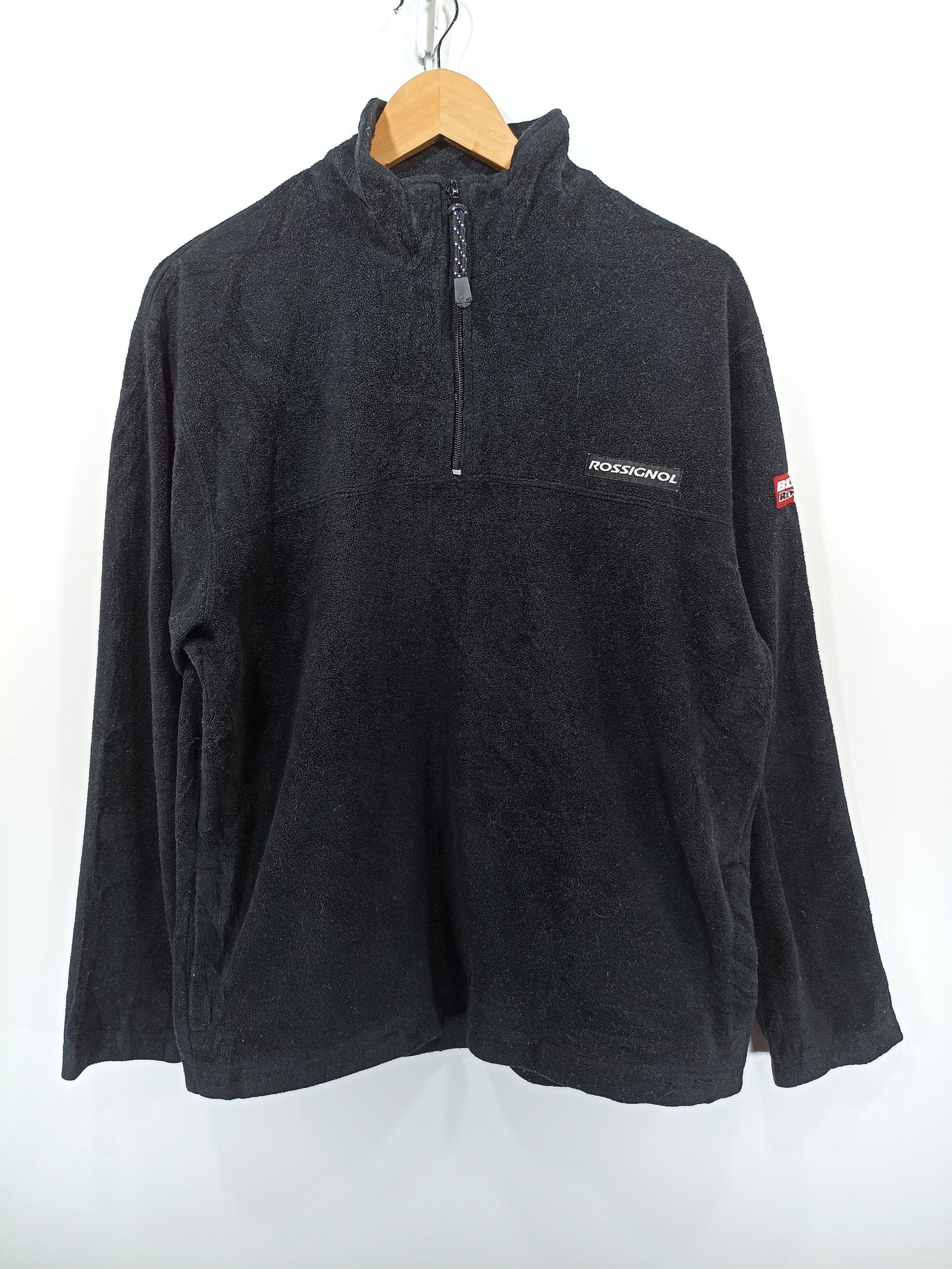 image of Racing x Vintage Rossignol Fleece in Black, Men's (Size Large)