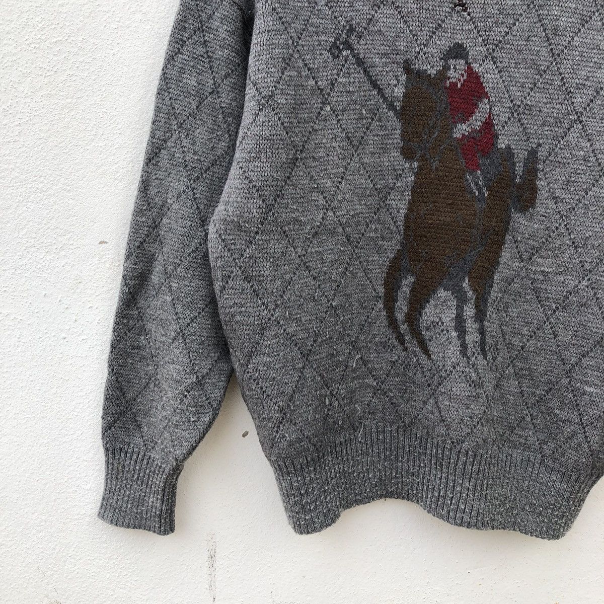 Japanese Brand TOPFLITE CLUB KNITWEAR SWEATSHIRT BIG LOGO INSPIRED BY POLO Size US M / EU 48-50 / 2 - 3 Thumbnail