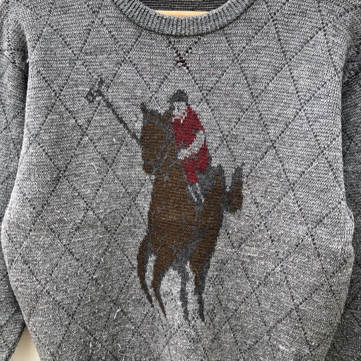 Japanese Brand TOPFLITE CLUB KNITWEAR SWEATSHIRT BIG LOGO INSPIRED BY POLO Size US M / EU 48-50 / 2 - 4 Thumbnail