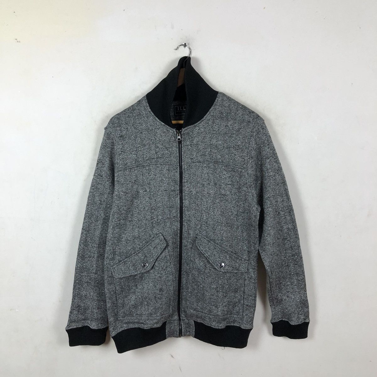 Japanese Brand ILLS ZIPPER VARSITY JACKET Size US XL / EU 56 / 4 - 10 Thumbnail