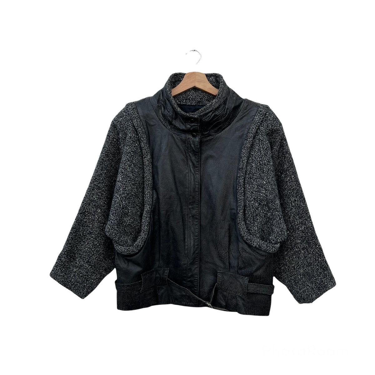 Japanese Brand VINTAGE BOMBER JACKET STYLE LEATHER HIDE HOUSE Size US M / EU 48-50 / 2 - 1 Thumbnail