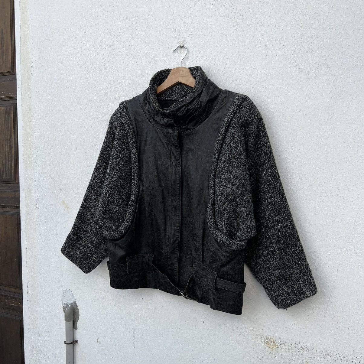 Japanese Brand VINTAGE BOMBER JACKET STYLE LEATHER HIDE HOUSE Size US M / EU 48-50 / 2 - 2 Thumbnail