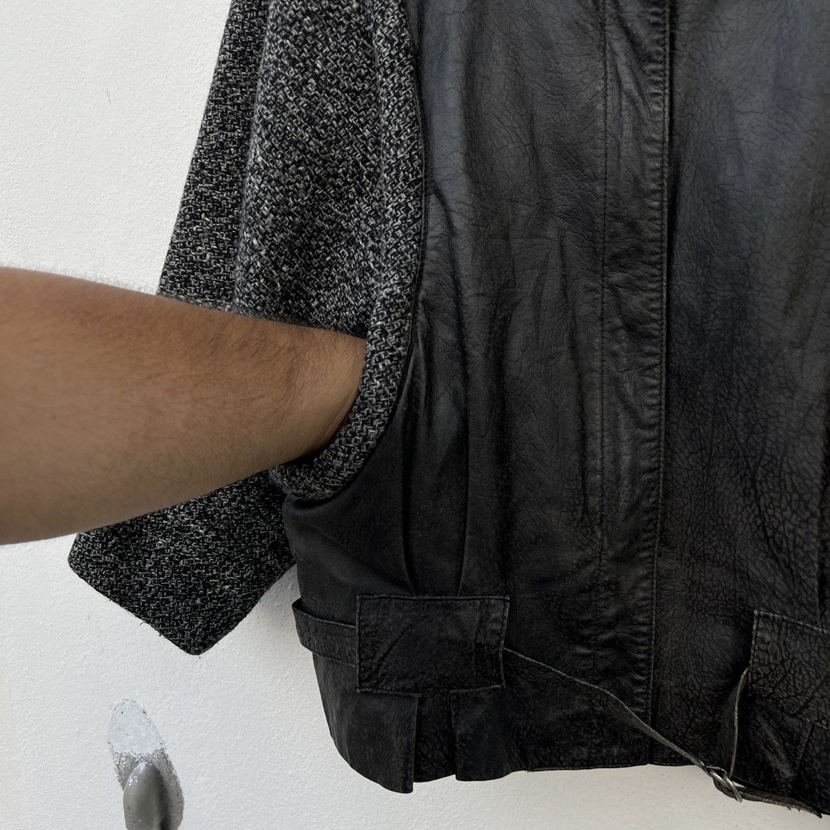 Japanese Brand VINTAGE BOMBER JACKET STYLE LEATHER HIDE HOUSE Size US M / EU 48-50 / 2 - 5 Thumbnail