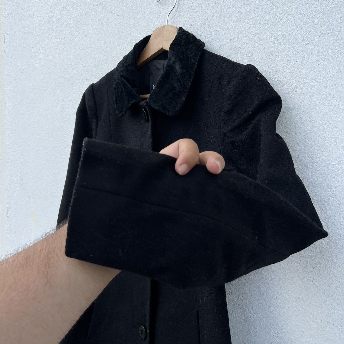Vintage ULTIMATE BLACK LONG JACKET MAX &CO Size US M / EU 48-50 / 2 - 6 Thumbnail