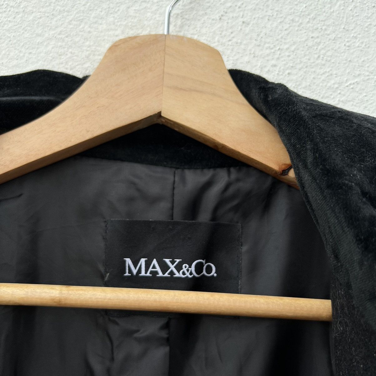 Vintage ULTIMATE BLACK LONG JACKET MAX &CO Size US M / EU 48-50 / 2 - 13 Thumbnail