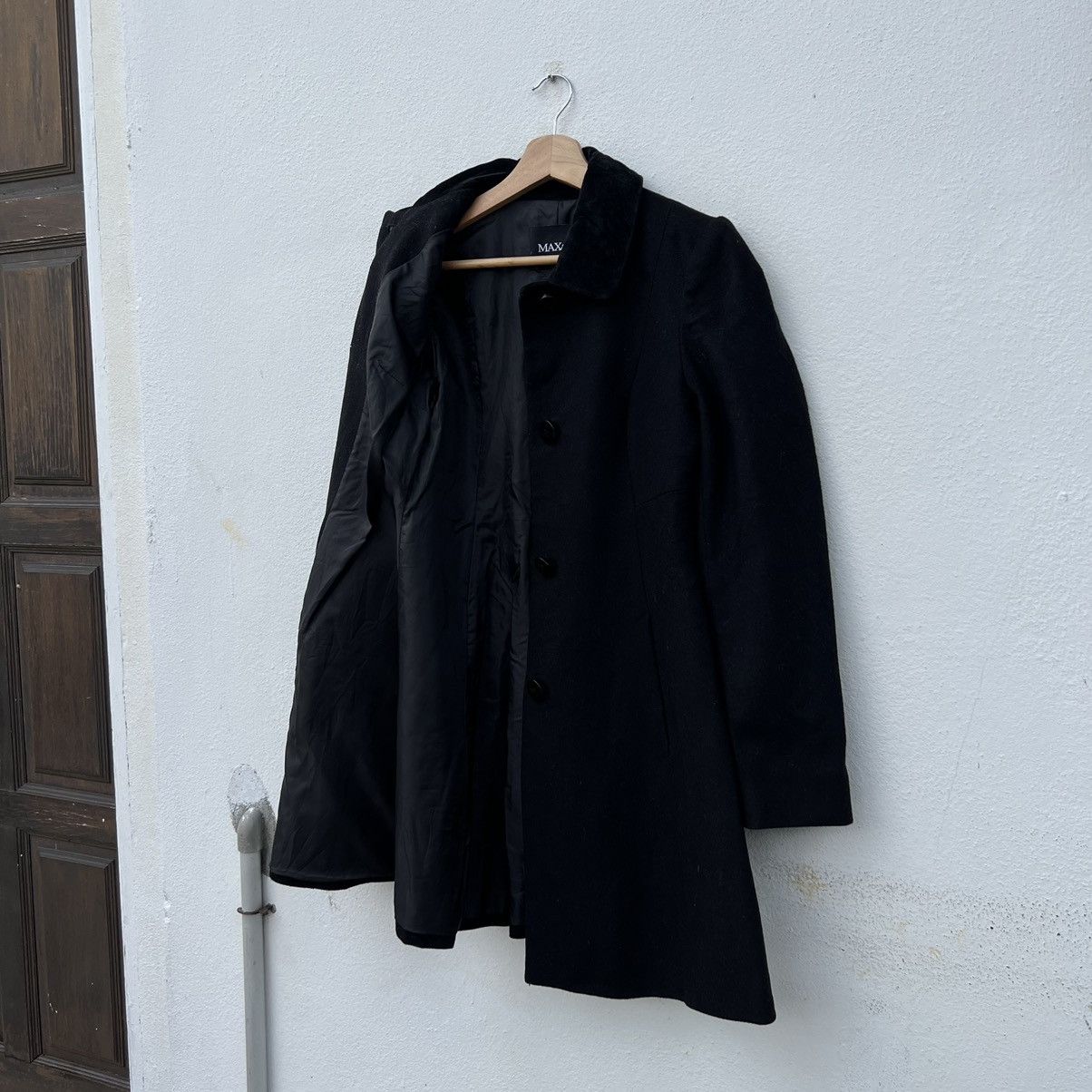 Vintage ULTIMATE BLACK LONG JACKET MAX &CO Size US M / EU 48-50 / 2 - 12 Thumbnail