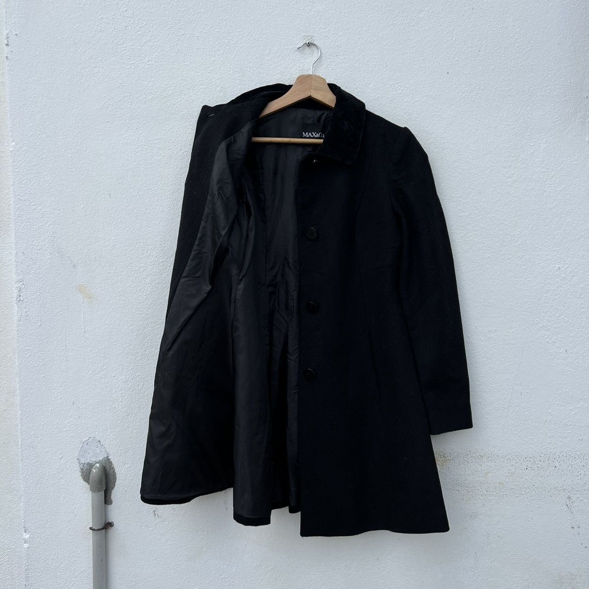 Vintage ULTIMATE BLACK LONG JACKET MAX &CO Size US M / EU 48-50 / 2 - 11 Thumbnail