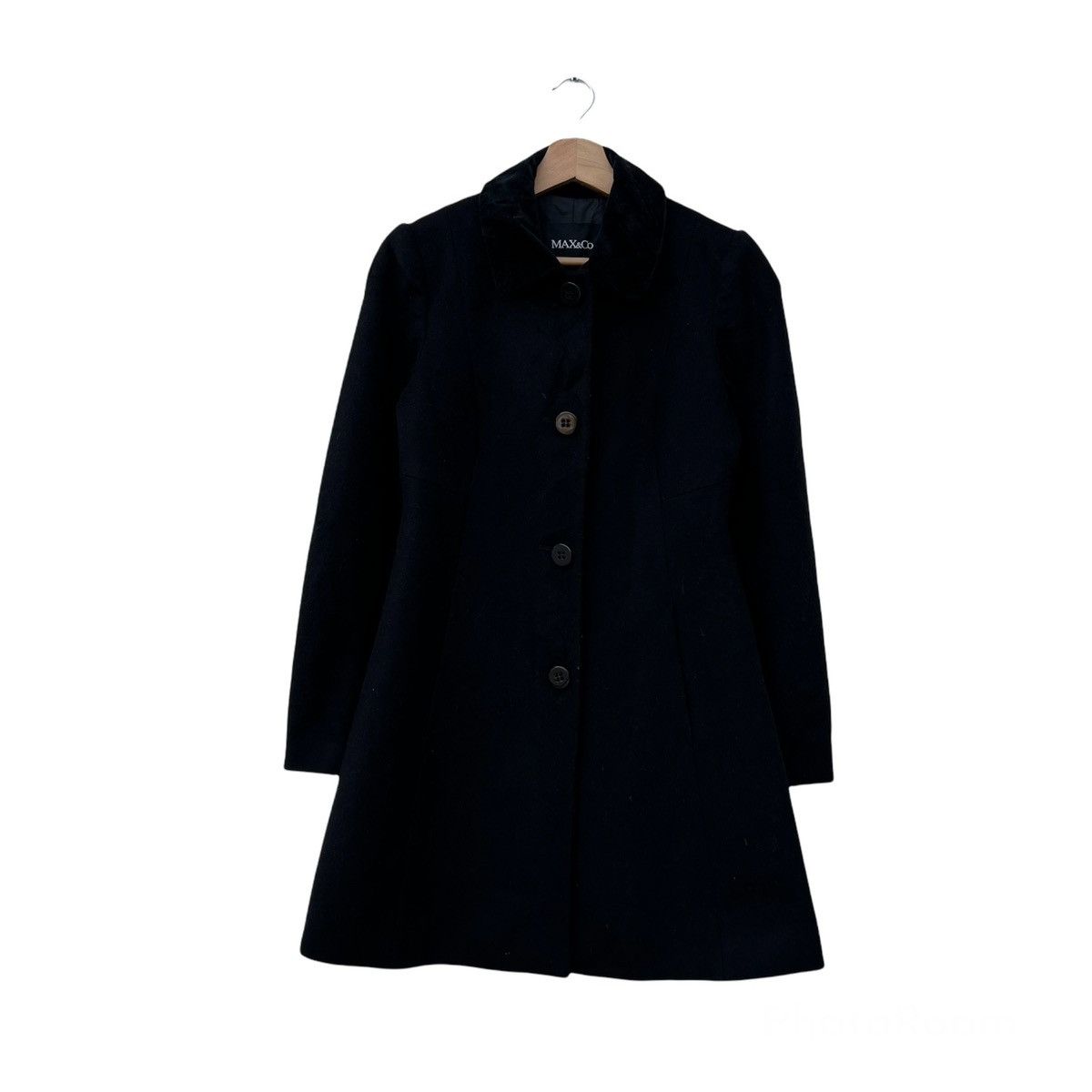 Vintage ULTIMATE BLACK LONG JACKET MAX &CO Size US M / EU 48-50 / 2 - 1 Thumbnail