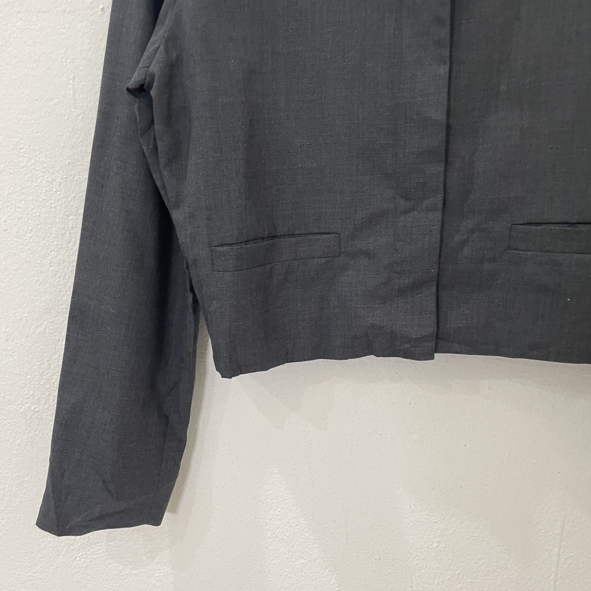 agnes b. Vintage Agnes B Tweed Jacket Size L / US 10 / IT 46 - 3 Thumbnail