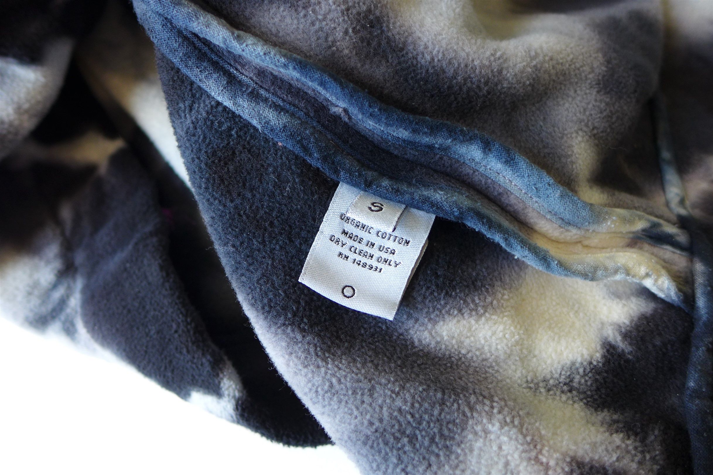 The Elder Statesman Teton Tie-Dyed Jacket - Organic Fleece