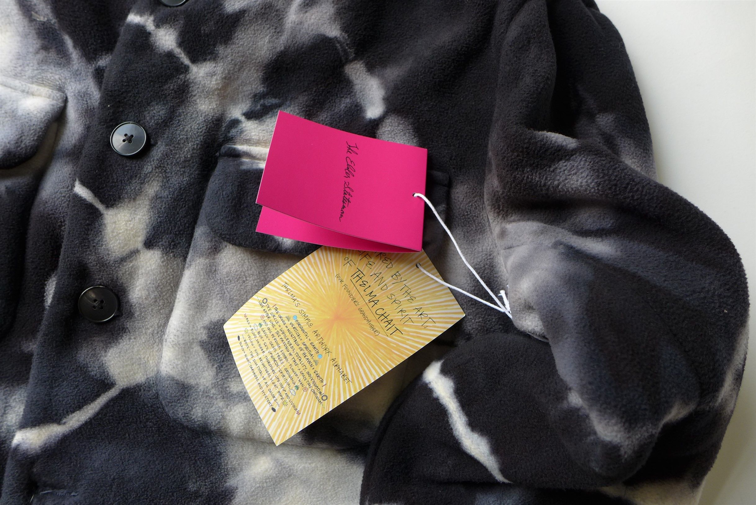The Elder Statesman Teton Tie-Dyed Jacket - Organic Fleece