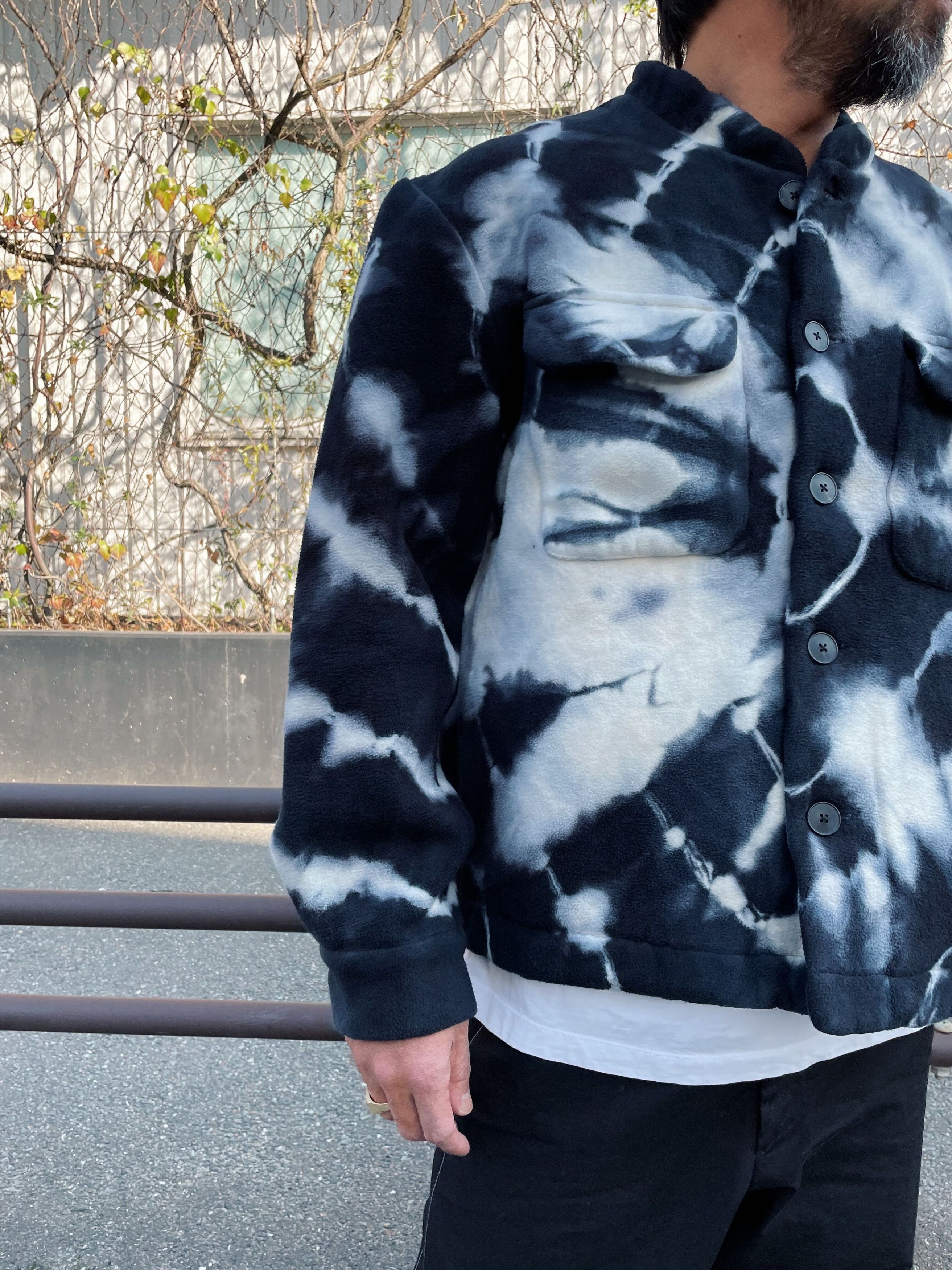 The Elder Statesman Teton Tie-Dyed Jacket - Organic Fleece