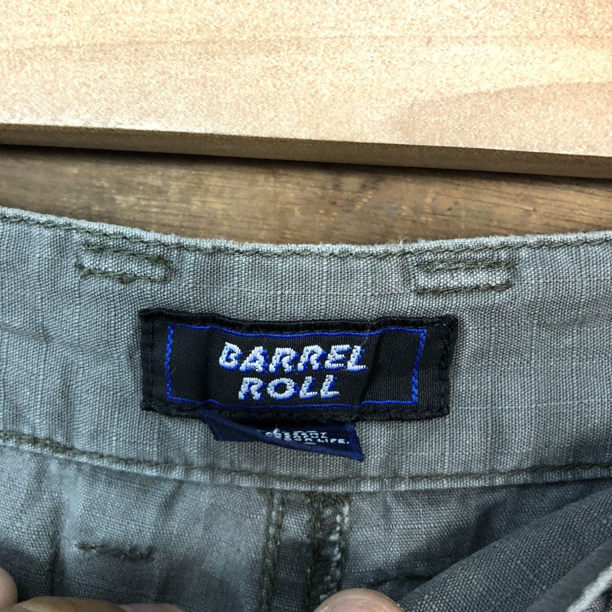 Japanese Brand Barbel Boy Grey faded distressed tactical CArgo Pants #5379 Size US 29 - 13 Thumbnail