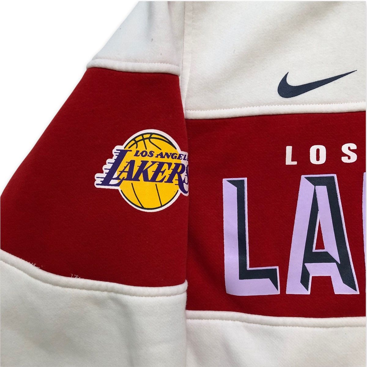 NBA Nike LA Lakers Hoodie Swoosh NBA Basketball Hood Sweatshirt Size US L / EU 52-54 / 3 - 3 Thumbnail