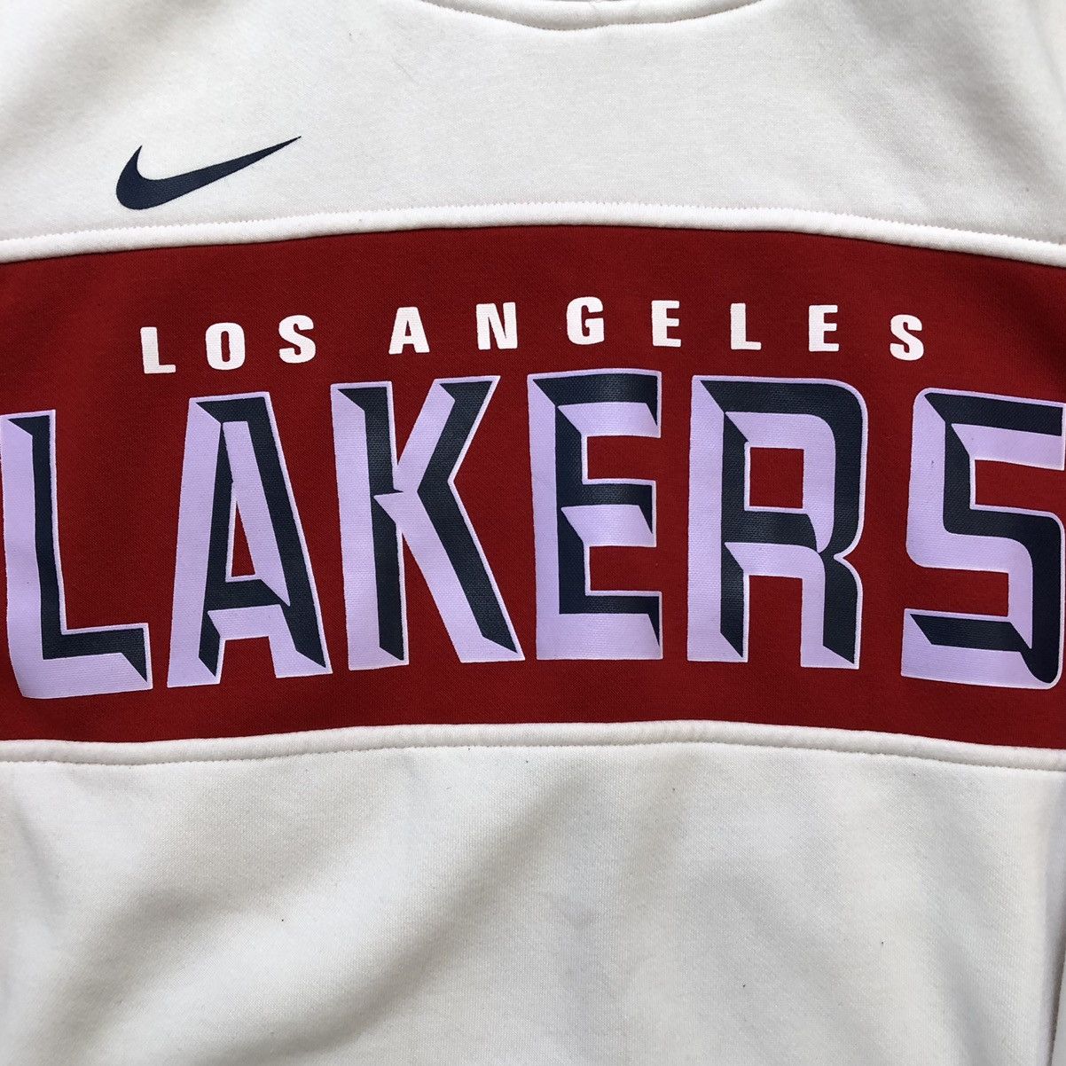 NBA Nike LA Lakers Hoodie Swoosh NBA Basketball Hood Sweatshirt Size US L / EU 52-54 / 3 - 2 Thumbnail