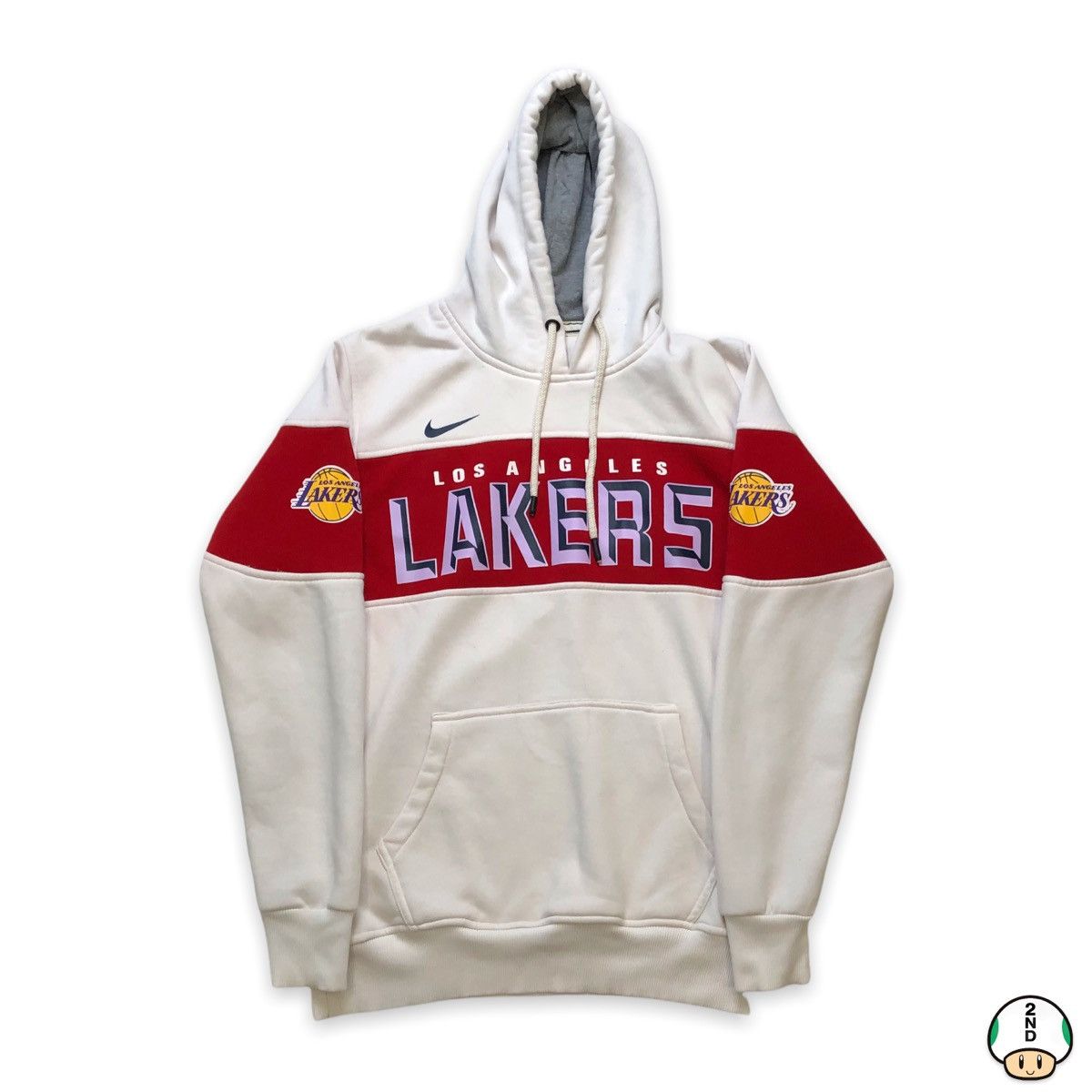 NBA Nike LA Lakers Hoodie Swoosh NBA Basketball Hood Sweatshirt Size US L / EU 52-54 / 3 - 1 Thumbnail