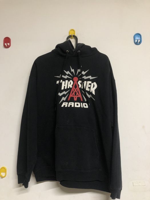Vintage Thrasher radio hoodie Y2K Grailed