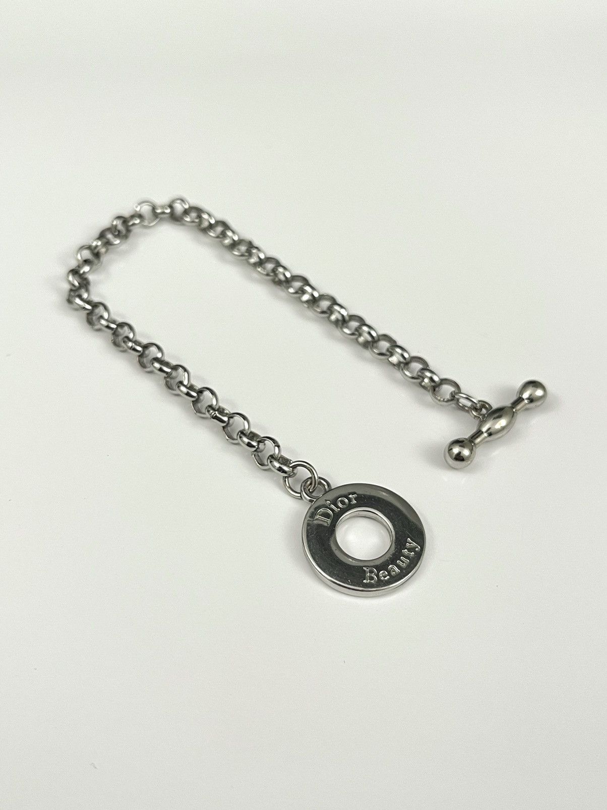 Dior Christian Dior Silver Plated Link Bracelet Size ONE SIZE - 1 Thumbnail