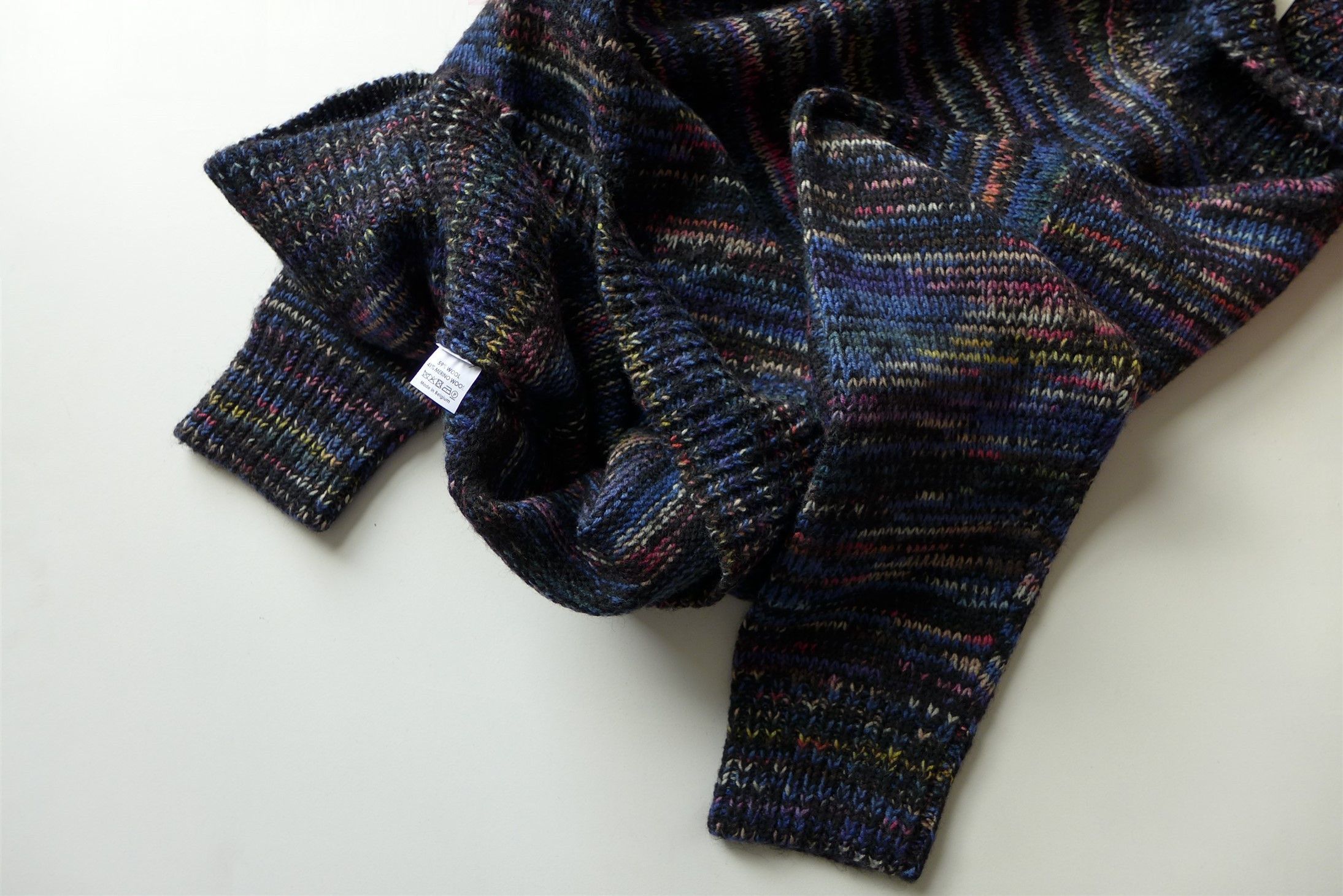 Dries Van Noten Dries Van Noten FW19 Tanish Sweater - Black Marled Wool Size US M / EU 48-50 / 2 - 21 Thumbnail