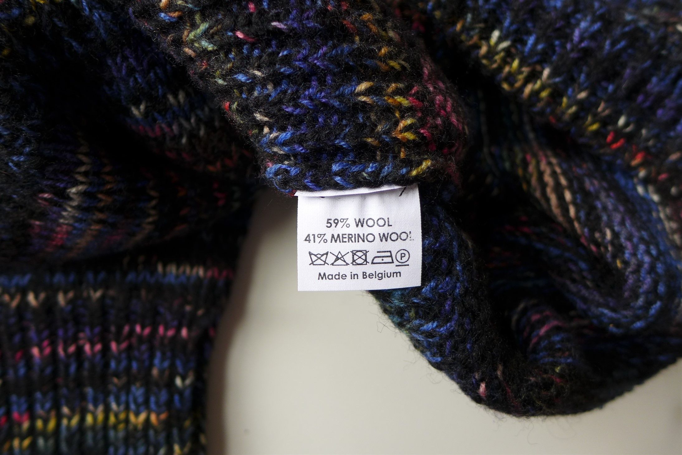 Dries Van Noten Dries Van Noten FW19 Tanish Sweater - Black Marled Wool Size US M / EU 48-50 / 2 - 22 Thumbnail