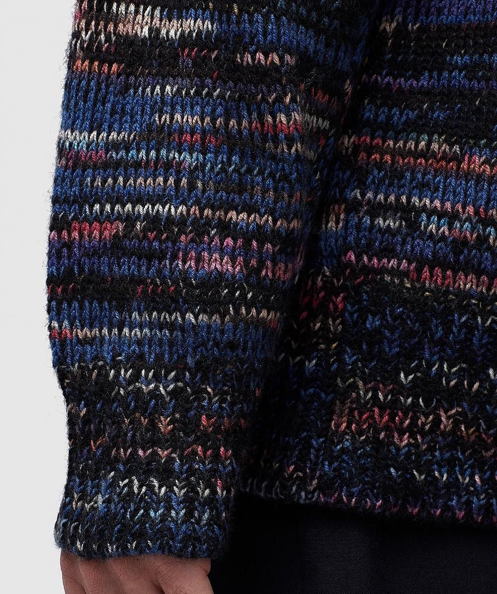 Dries Van Noten Dries Van Noten FW19 Tanish Sweater - Black Marled Wool Size US M / EU 48-50 / 2 - 4 Thumbnail