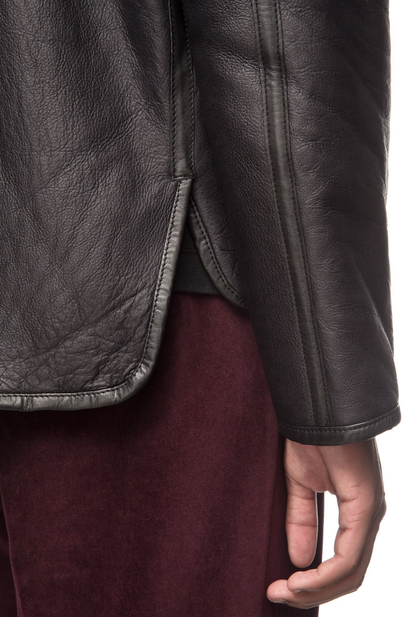 Our Legacy Our Legacy FW16 Liner Jacket - Black Leather Size US L / EU 52-54 / 3 - 4 Thumbnail